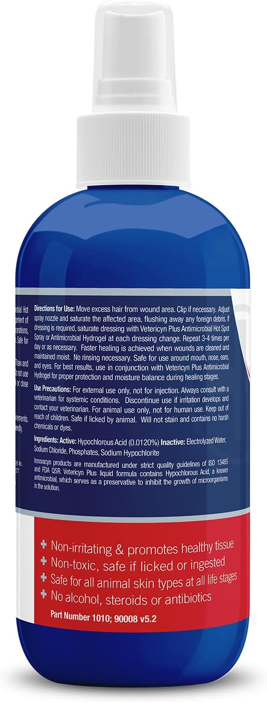 Vetericyn Plus Hot Spot Spray for Dogs Skin Sores and Irritations - Image 3