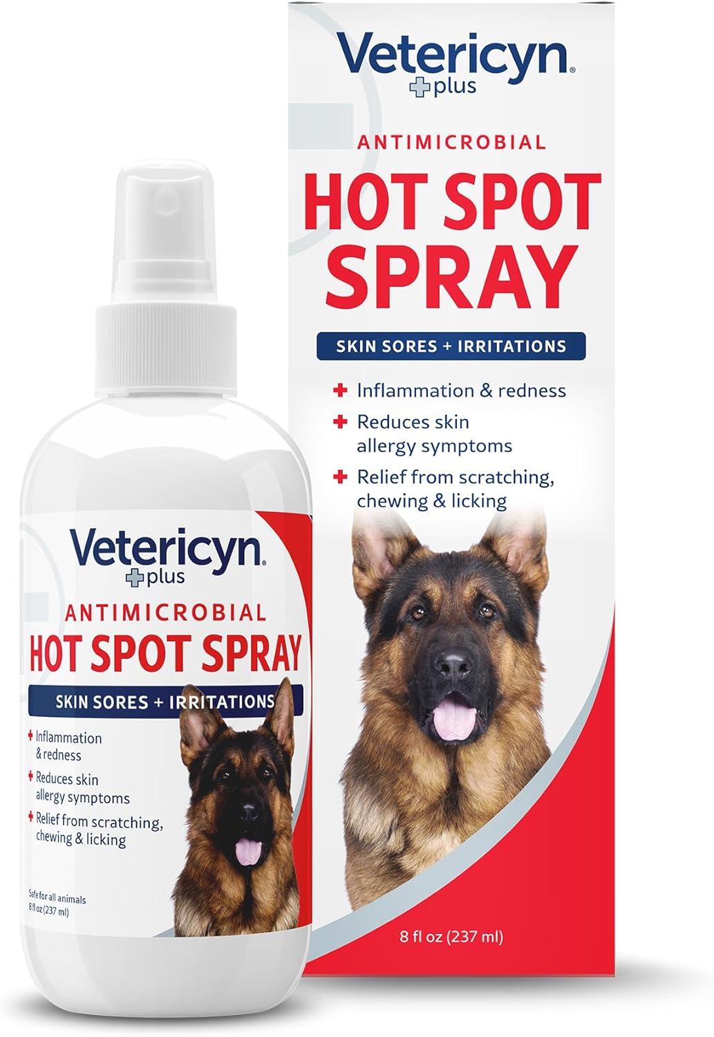Vetericyn Plus Hot Spot Spray for Dogs Skin Sores and Irritations